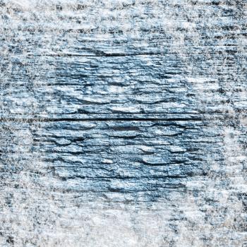 Old frozen timber texture in snow