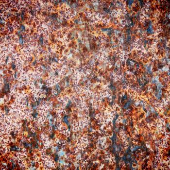 Pattern of the rust metallic surface