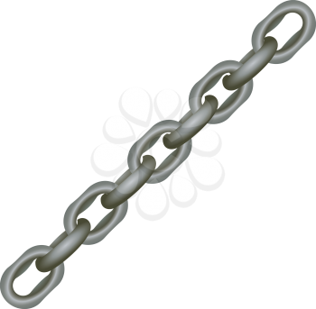 Royalty Free Clipart Image of Chain Links