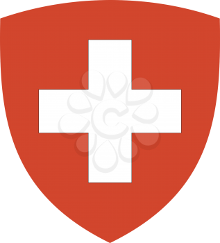 An image of the national coat of arms of Switzerland