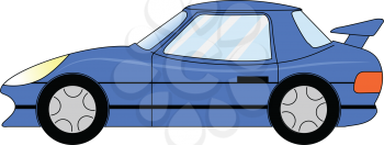 vector illustration of sport car