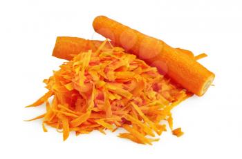 Royalty Free Photo of Grated Carrots