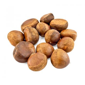Royalty Free Photo of a Pile of Chestnuts