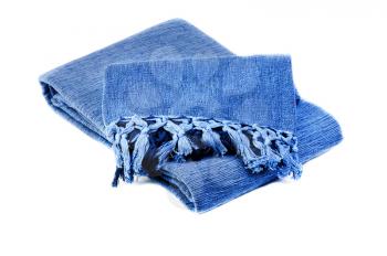 Royalty Free Photo of a Blue Scarf