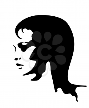 Royalty Free Clipart Image of a Woman