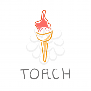 flaming torch icon