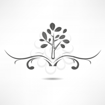 abstract tree icon