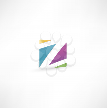  Abstract icon based on the letter Z