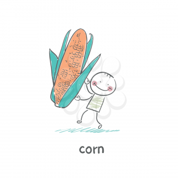 Corn and people