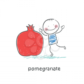 Pomegranate and people