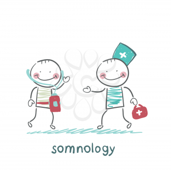 somnology treats a patient