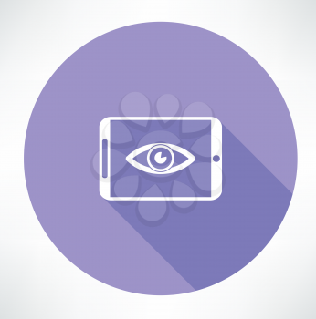 smartphone with Eye icon