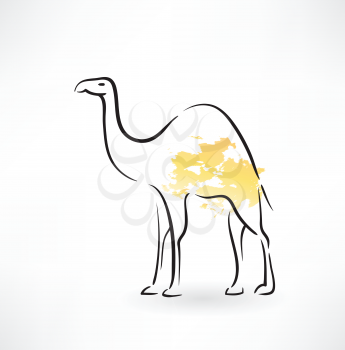 camel grunge icon