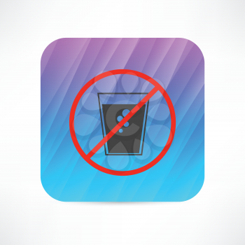 no soda water icon