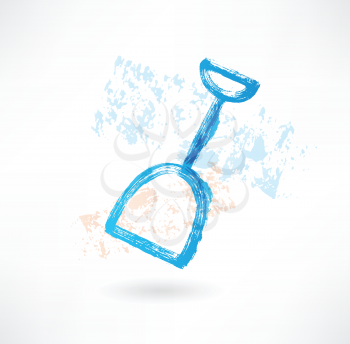 shovel grunge icon