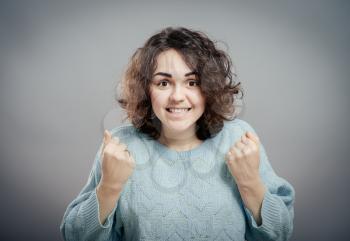 portrait of beautiful young woman