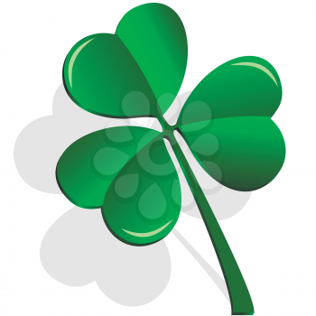 Royalty Free Clipart Image of a Shamrock