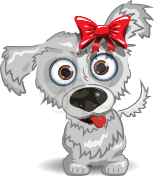 Royalty Free Clipart Image of a Dog