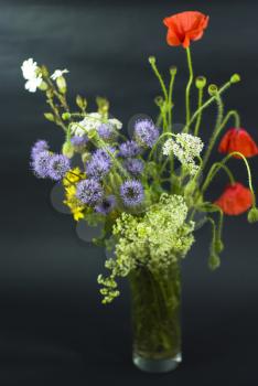 Royalty Free Photo of a Vase of Flowers