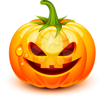 Royalty Free Clipart Image of a Jack-O-Lantern