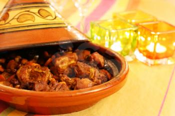 Moroccan Tagine, an oriental cooking from north africa