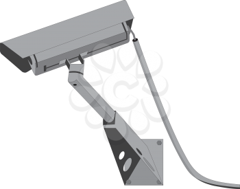 Royalty Free Clipart Image of a Security Video Camera