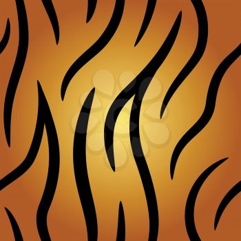 Royalty Free Clipart Image of a Tiger Pattern