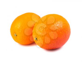 Royalty Free Photo of Two Ripe Oranges
