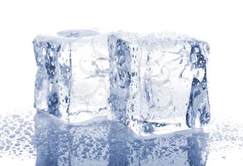 Royalty Free Photo of Two Ice Cubes