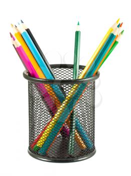 Royalty Free Photo of a Collection of Colored Pencils