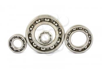 Royalty Free Photo of Four Steel Ball Bearings