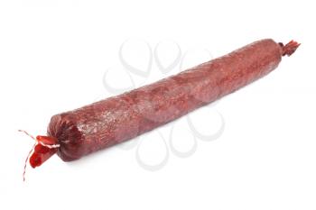 Royalty Free Photo of a Whole Salami Sausage