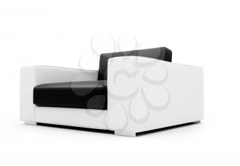 Royalty Free Clipart Image of an Armchair