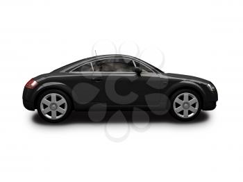 Royalty Free Clipart Image of an Audi