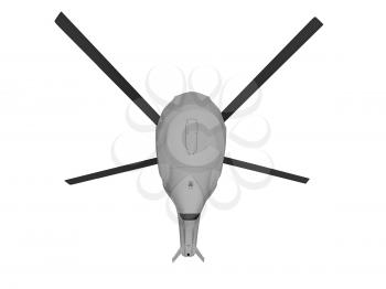 Royalty Free Clipart Image of a Helicopter