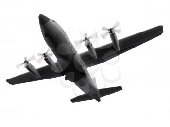 Royalty Free Clipart Image of an Airplane