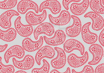 Royalty Free Clipart Image of a Paisley Background