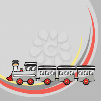 Royalty Free Clipart Image of a Train