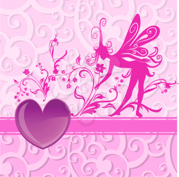 Royalty Free Clipart Image of a Valentine's Day Background