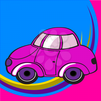 Royalty Free Clipart Image of a Taxi