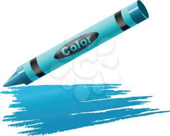 Royalty Free Clipart Image of a Crayon