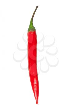 i letter made from chili, with clipping path
