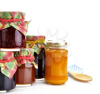 Royalty Free Photo of an Assortment of Homemade Jam