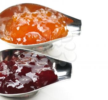 Royalty Free Photo of Strawberry And Apricot Jam