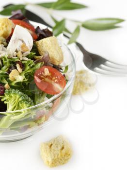 Fresh And Healthy  Salad Ingredients 