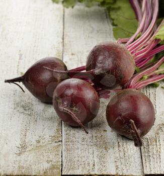 Beetroots On A Wooden Background 