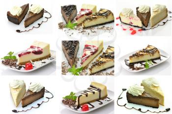 slices of cheesecake 