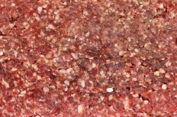 frozen ground meat , close up for background