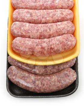Raw Polish And Cheese Sausages