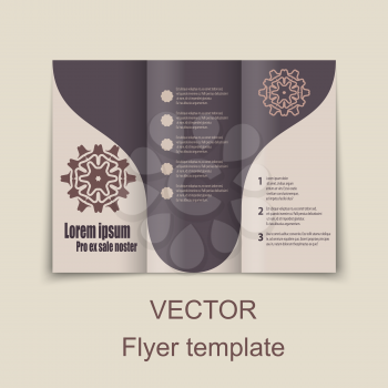 Vector Brochure Layout Design Template. EPS10 illustration